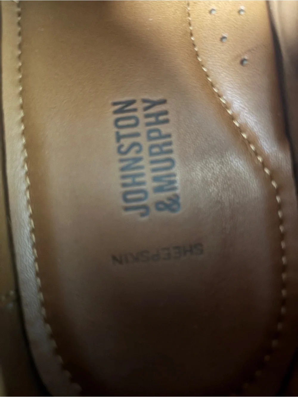 Johnston & Murphy Shoes Mens Size 12 M Brown Leather Monk Strap Oxford Shoes